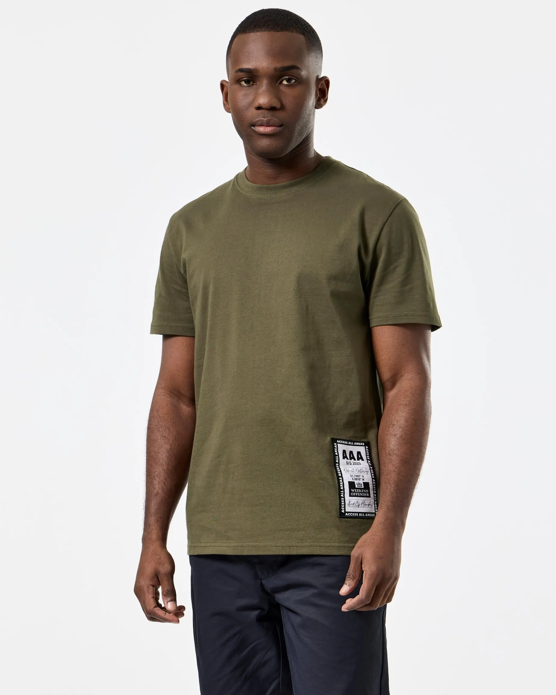 AAA Grafik T-Shirt Schlossgrün