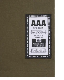 AAA Grafik T-Shirt Schlossgrün