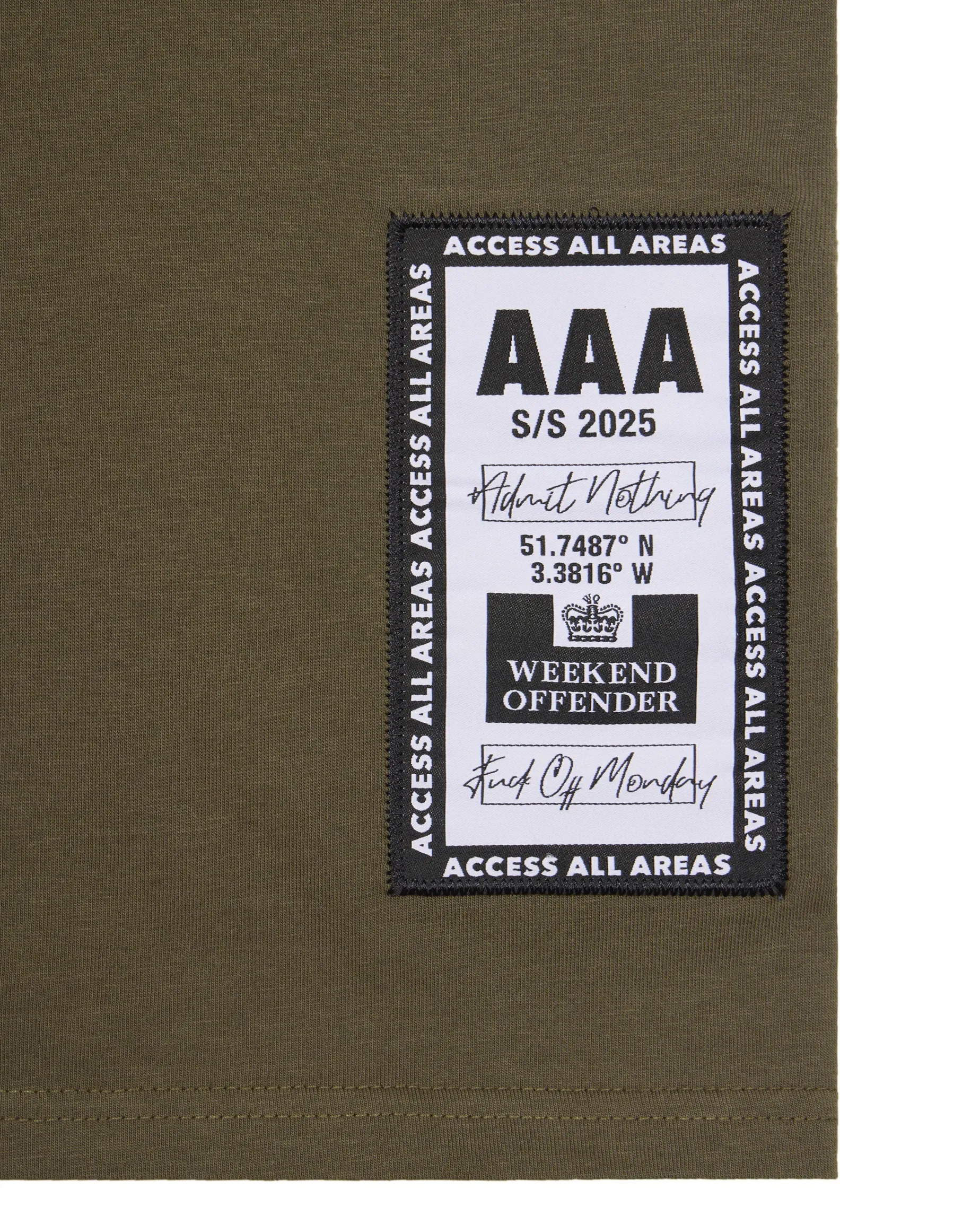 AAA Grafik T-Shirt Schlossgrün