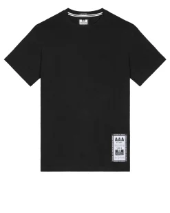 AAA Grafik T-Shirt Schwarz