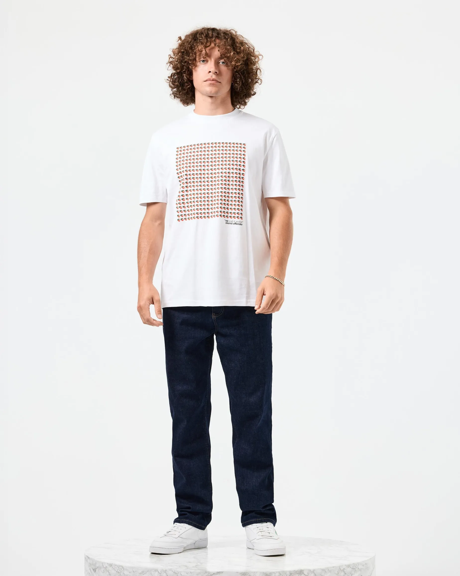 Aciiid Grafik-T-Shirt Weiß