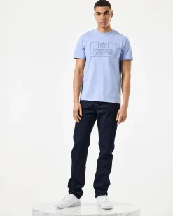 Astoria T-Shirt Kornblumenblau