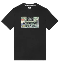 Badman Grafik T-Shirt Schwarz