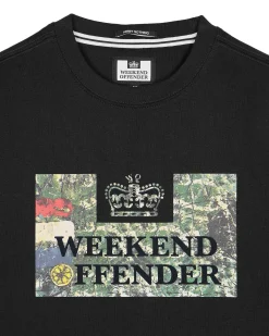 Badman Grafik T-Shirt Schwarz