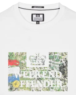 Badman Grafik T-Shirt Weiß