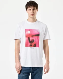Bagliore Grafik-T-Shirt Weiß