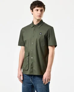 Barboza Pocket Hemd Castle Green