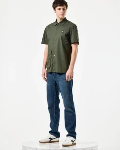 Barboza Pocket Hemd Castle Green