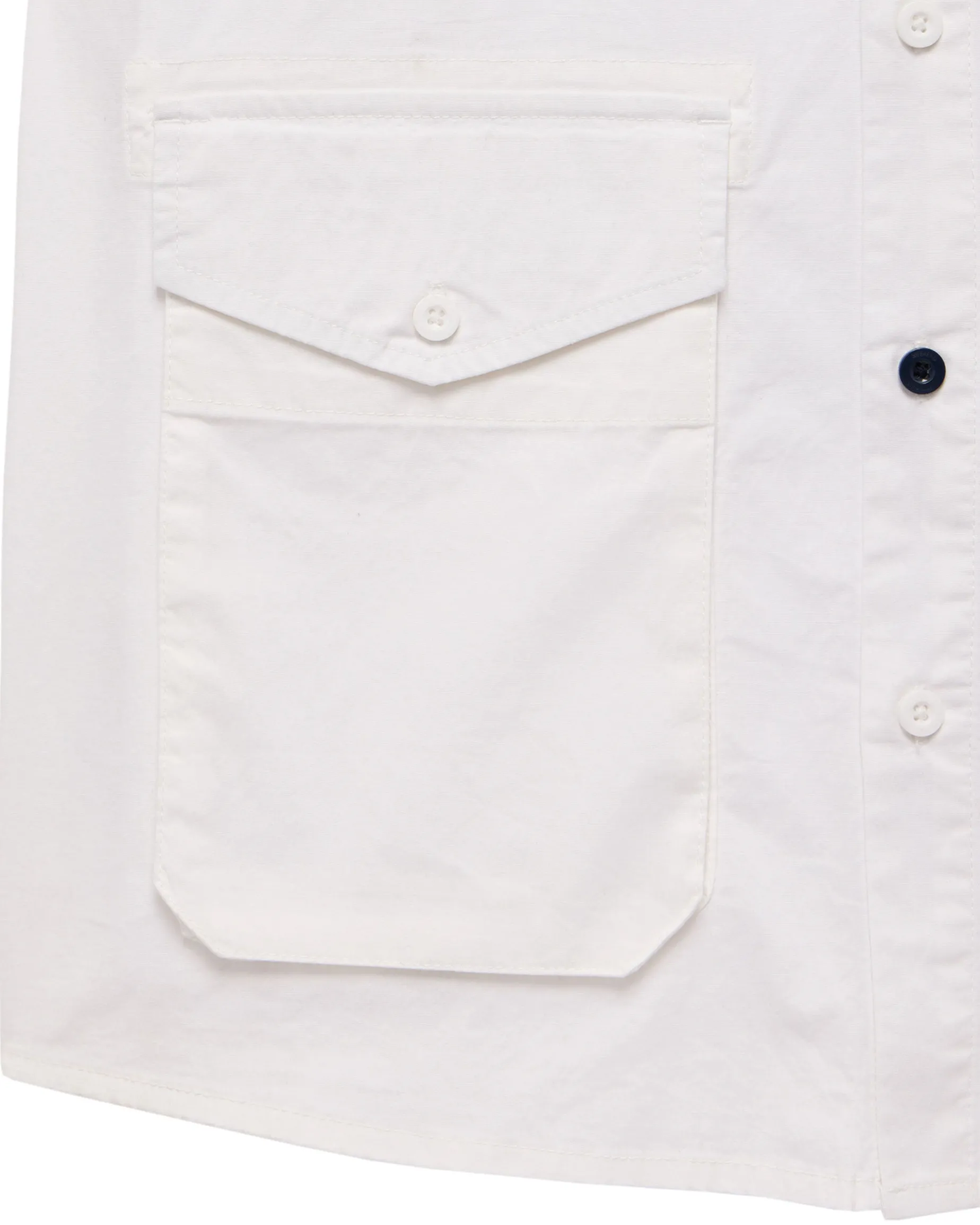 Barboza Pocket Hemd Weiß