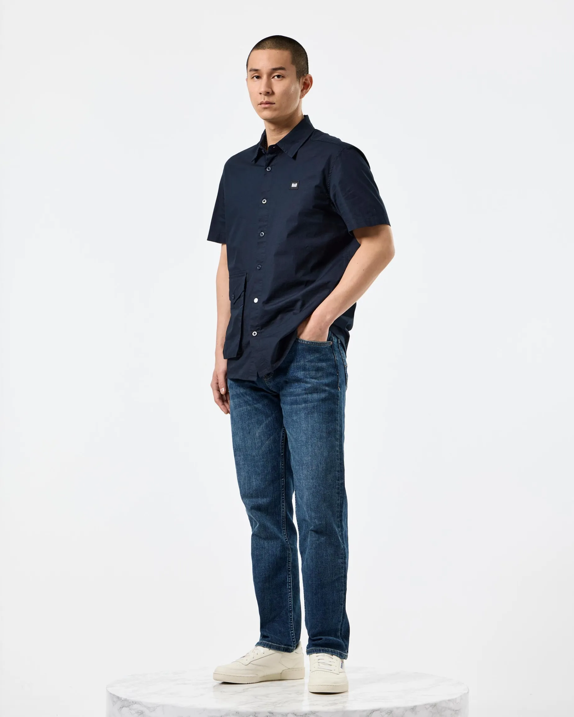 Barboza Pocket Shirt Marineblau