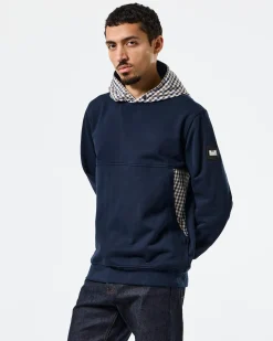 Bayswater Hoodie Marineblau/Mid House Check