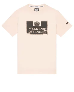 Bonpensiero Grafik-T-Shirt Alabaster