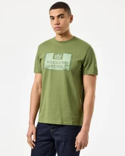 Bonpensiero Grafik-T-Shirt Sapling Green