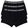 Boxershorts 3er-Pack Schwarz