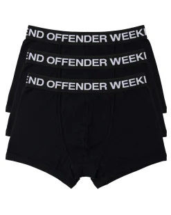 Boxershorts 3er-Pack Schwarz