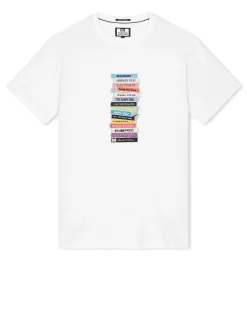 1995 B-Seiten Grafik T-Shirt Weiß