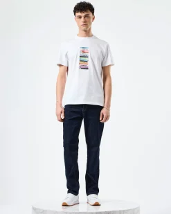 1995 B-Seiten Grafik T-Shirt Weiß