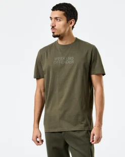 Bucci Grafik-T-Shirt Castle Green
