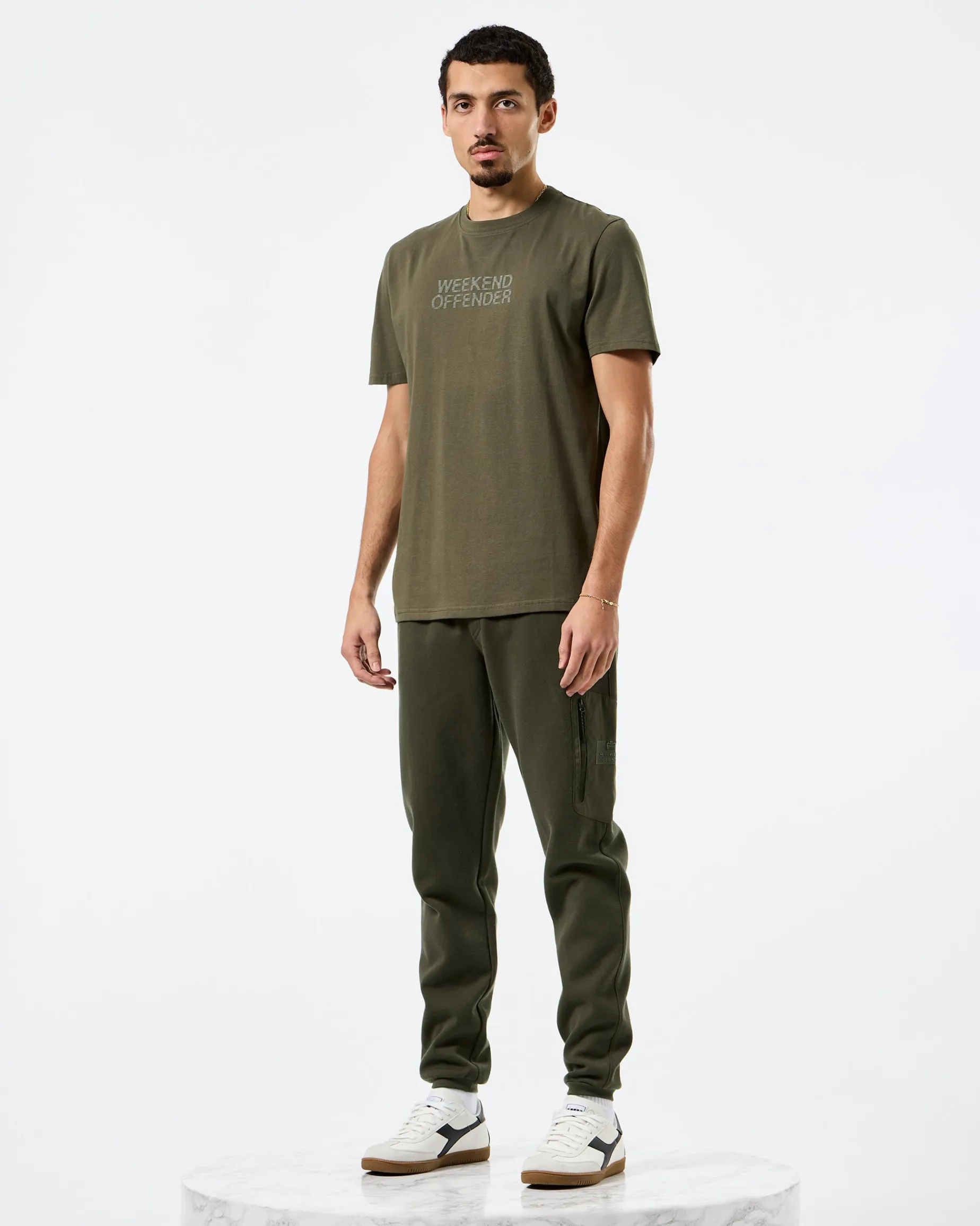 Bucci Grafik-T-Shirt Castle Green