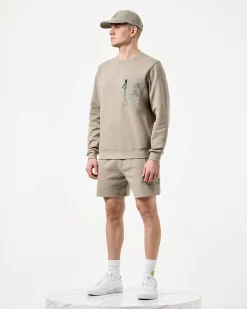 Caleta Shorts Rindenbraun