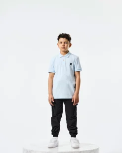 Caneiros Poloshirt für Kinder Ocean Wave Blue