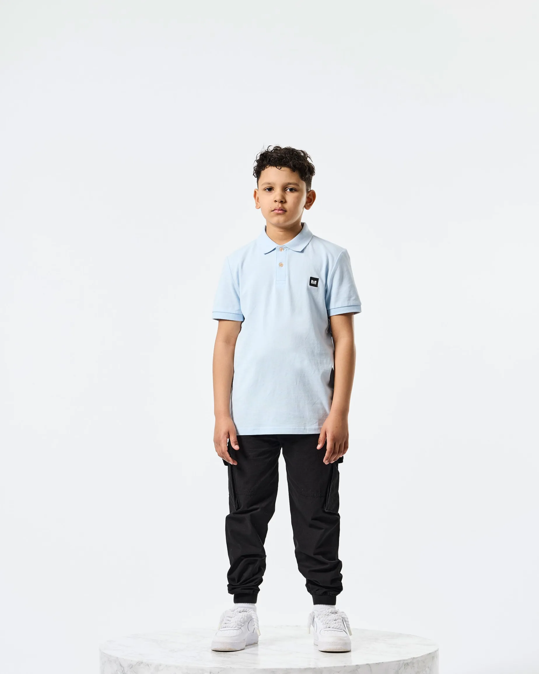 Caneiros Poloshirt für Kinder Ocean Wave Blue