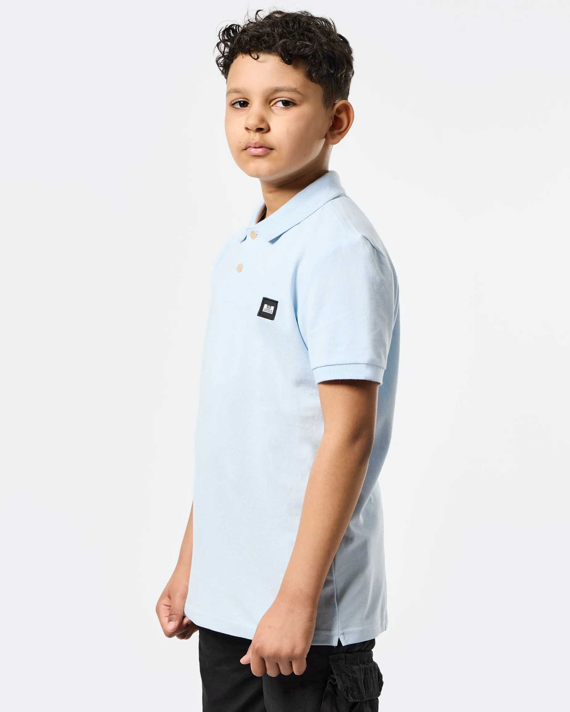 Caneiros Poloshirt für Kinder Ocean Wave Blue