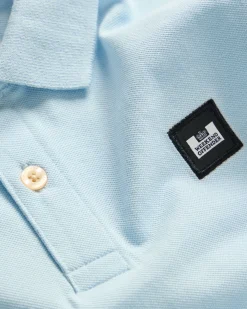 Caneiros Poloshirt für Kinder Ocean Wave Blue