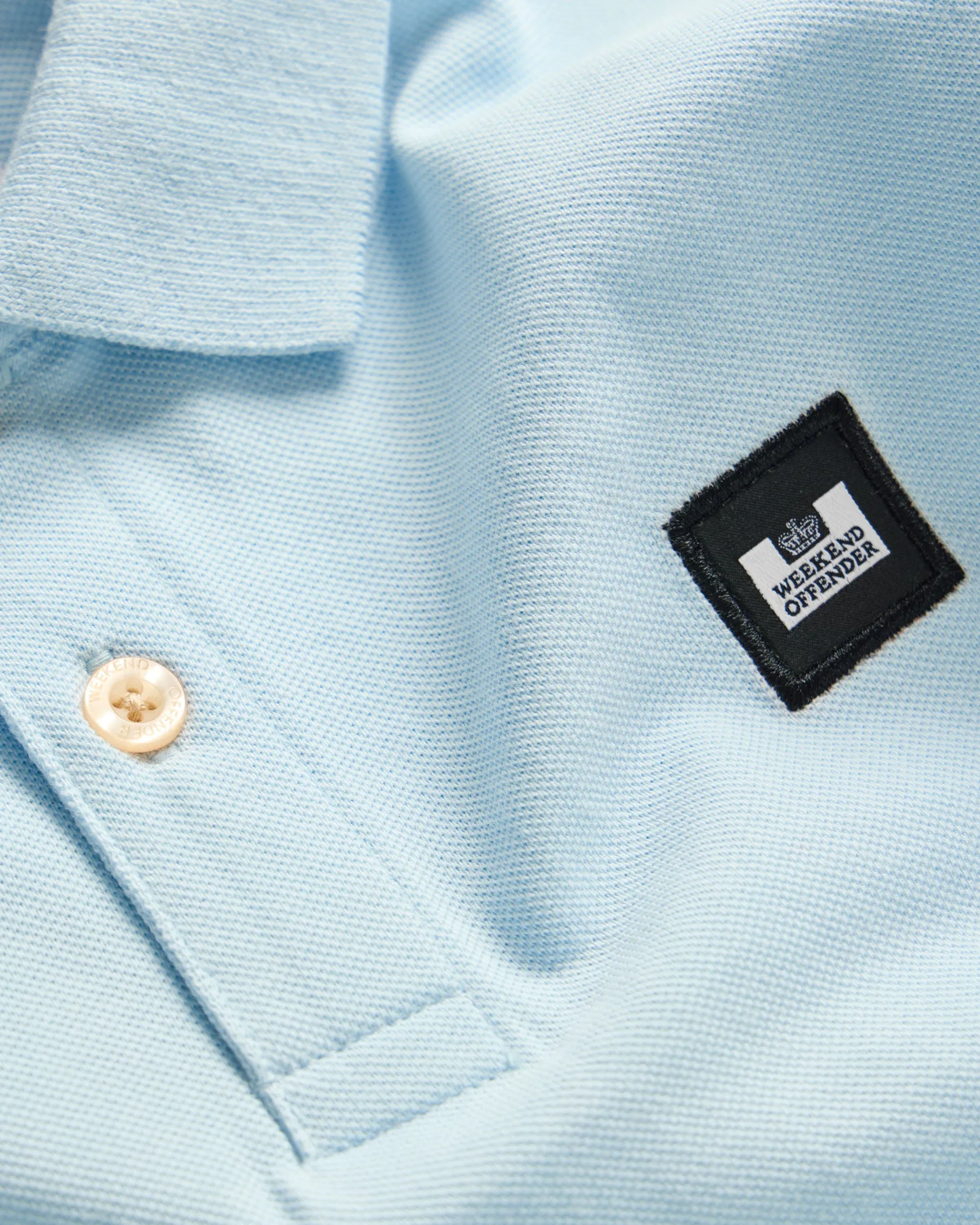 Caneiros Poloshirt für Kinder Ocean Wave Blue