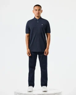 Caneiros Poloshirt Marineblau