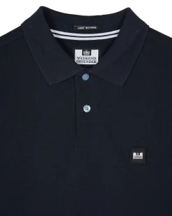 Caneiros Poloshirt Marineblau