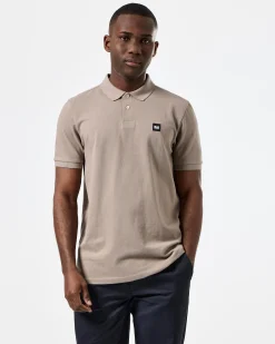 Caneiros Poloshirt Rinde Braun