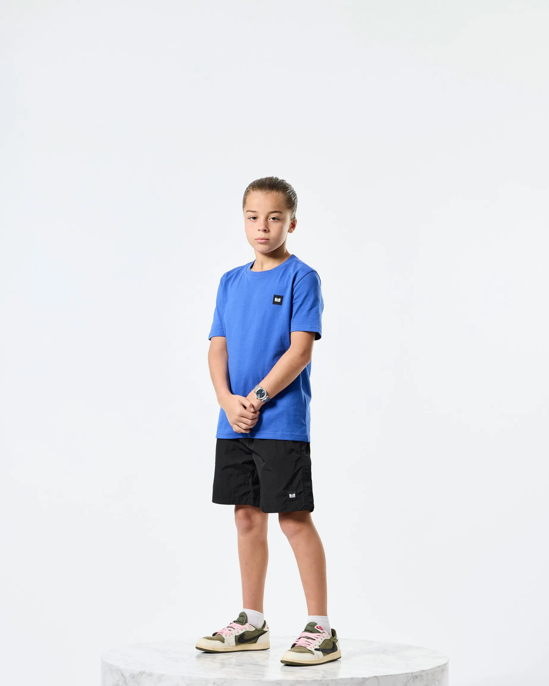 Cannon Beach T-Shirt für Kinder, Blauglocke