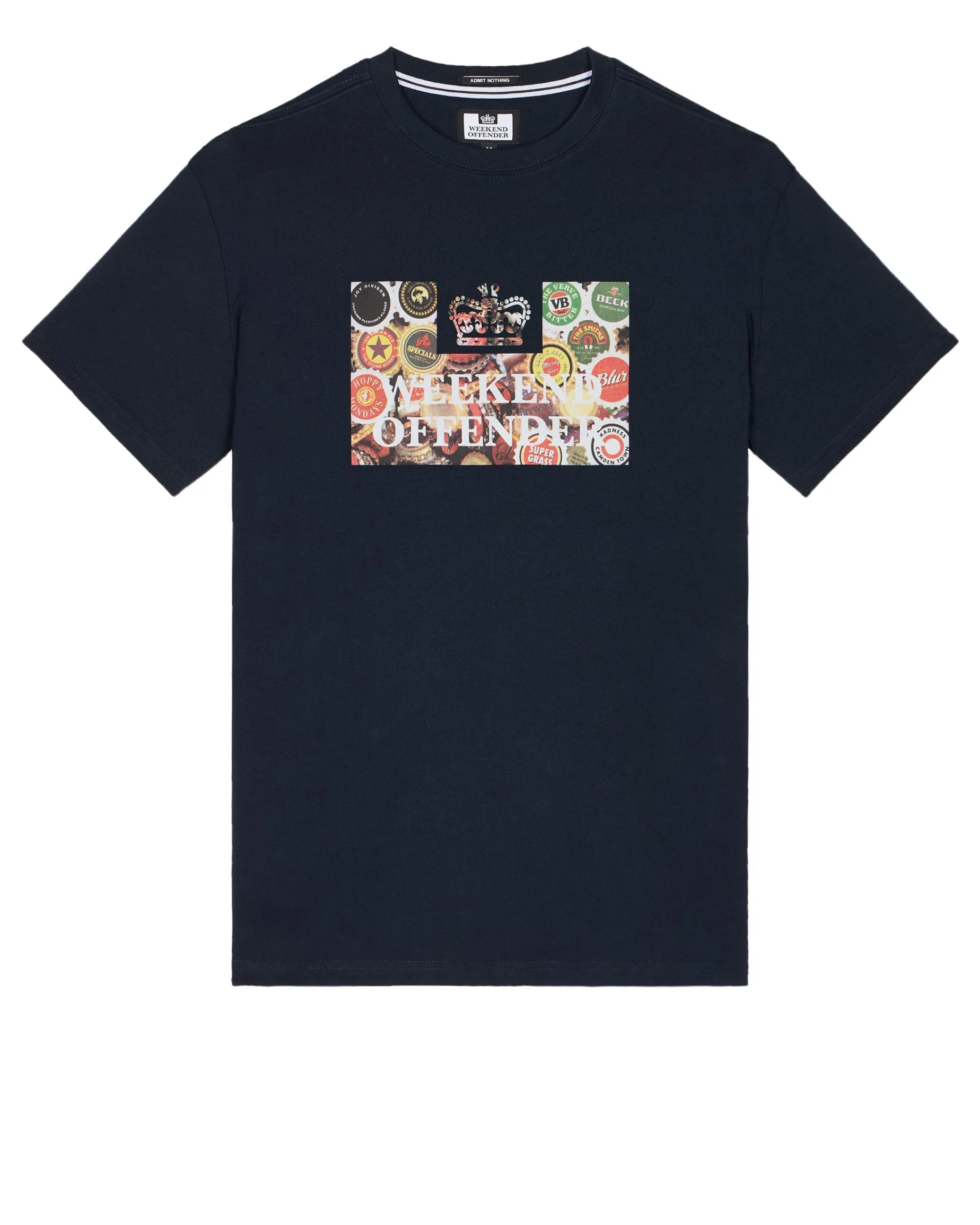 Caps Grafik T-Shirt Marine
