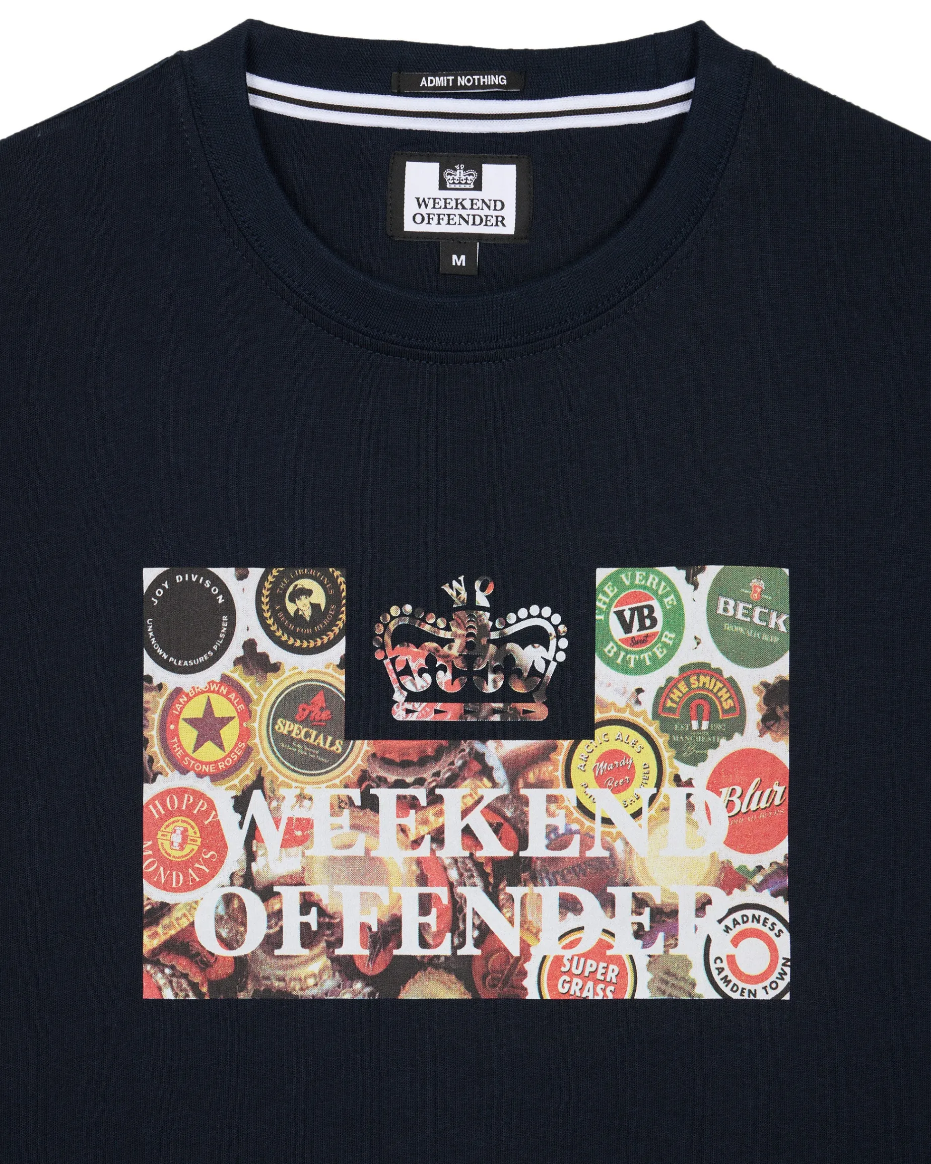 Caps Grafik T-Shirt Marine