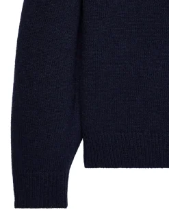 Castillos – Gestrickter Pullover aus Wolle mit Viertelhalsausschnitt,