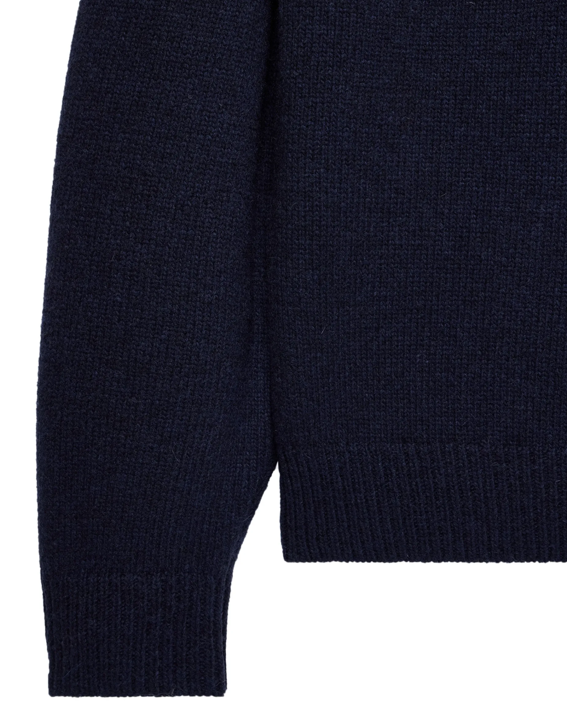 Castillos – Gestrickter Pullover aus Wolle mit Viertelhalsausschnitt,