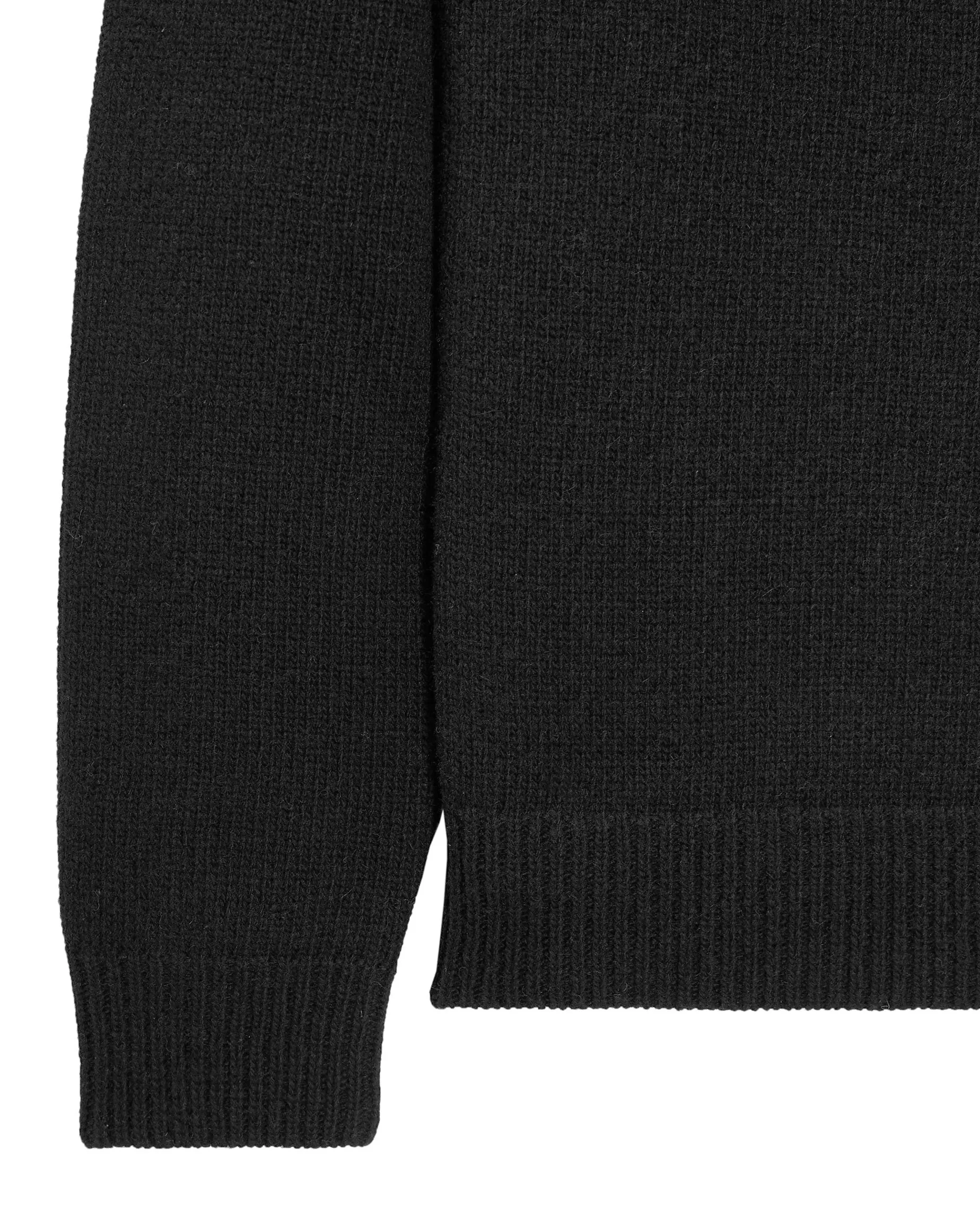 Castillos – Gestrickter Pullover aus Wolle mit Viertelhalsausschnitt,