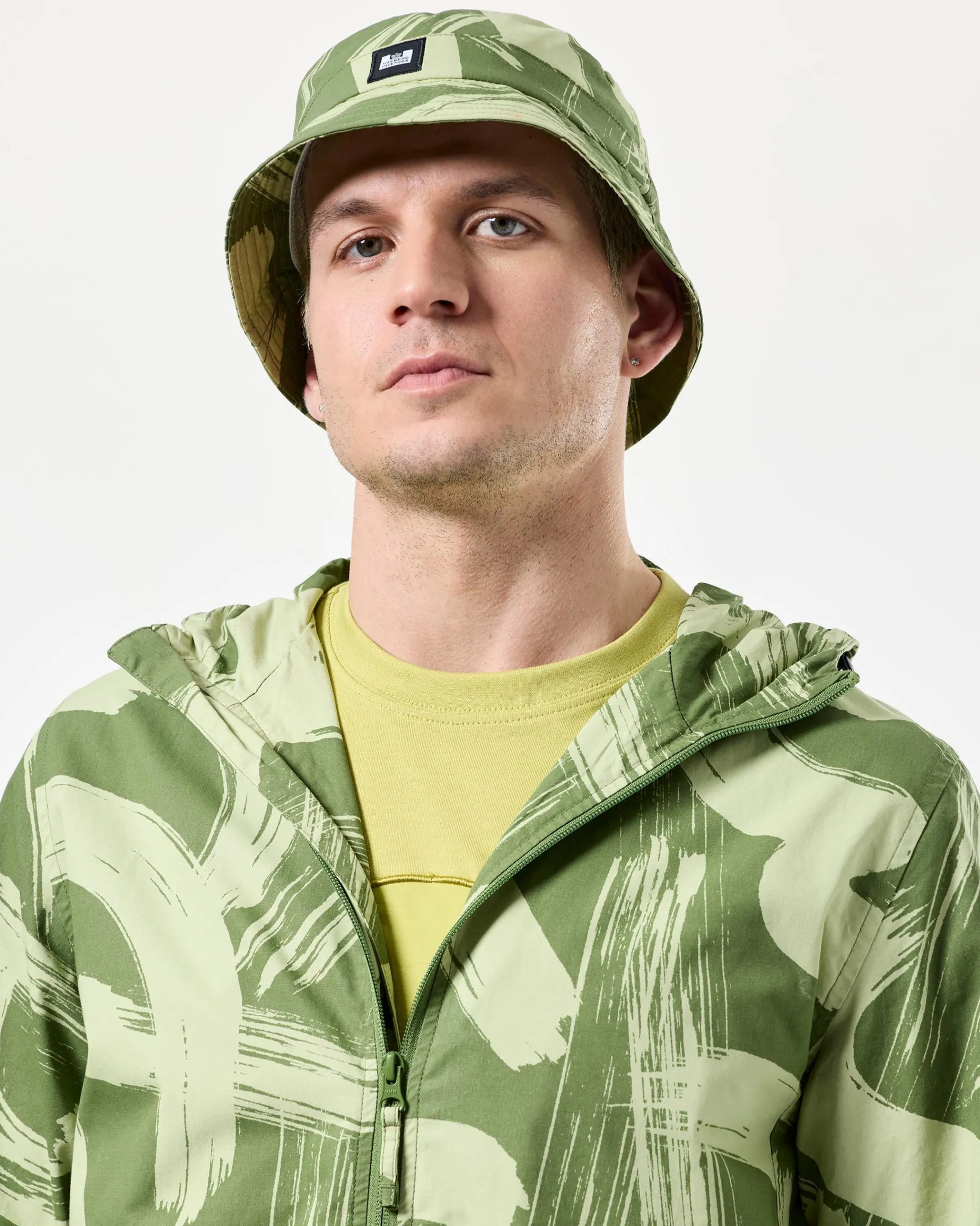 Choroni – Anglerhut mit Camouflage-Muster, Sapling Green