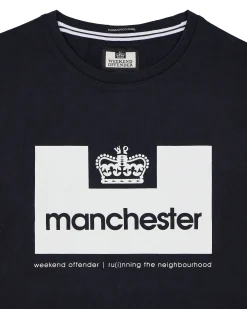 City Series 2 Manchester T-Shirt Marineblau