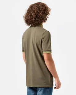 Comas Poloshirt Castle Green/Keylime