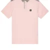 Costa Poloshirt Hellrosa/Mittelgrau