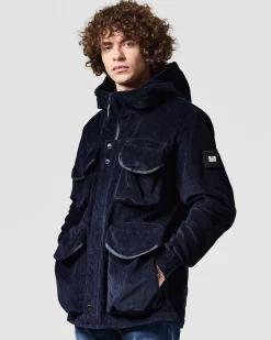 Cotoca Cord-Feldjacke, Marineblau