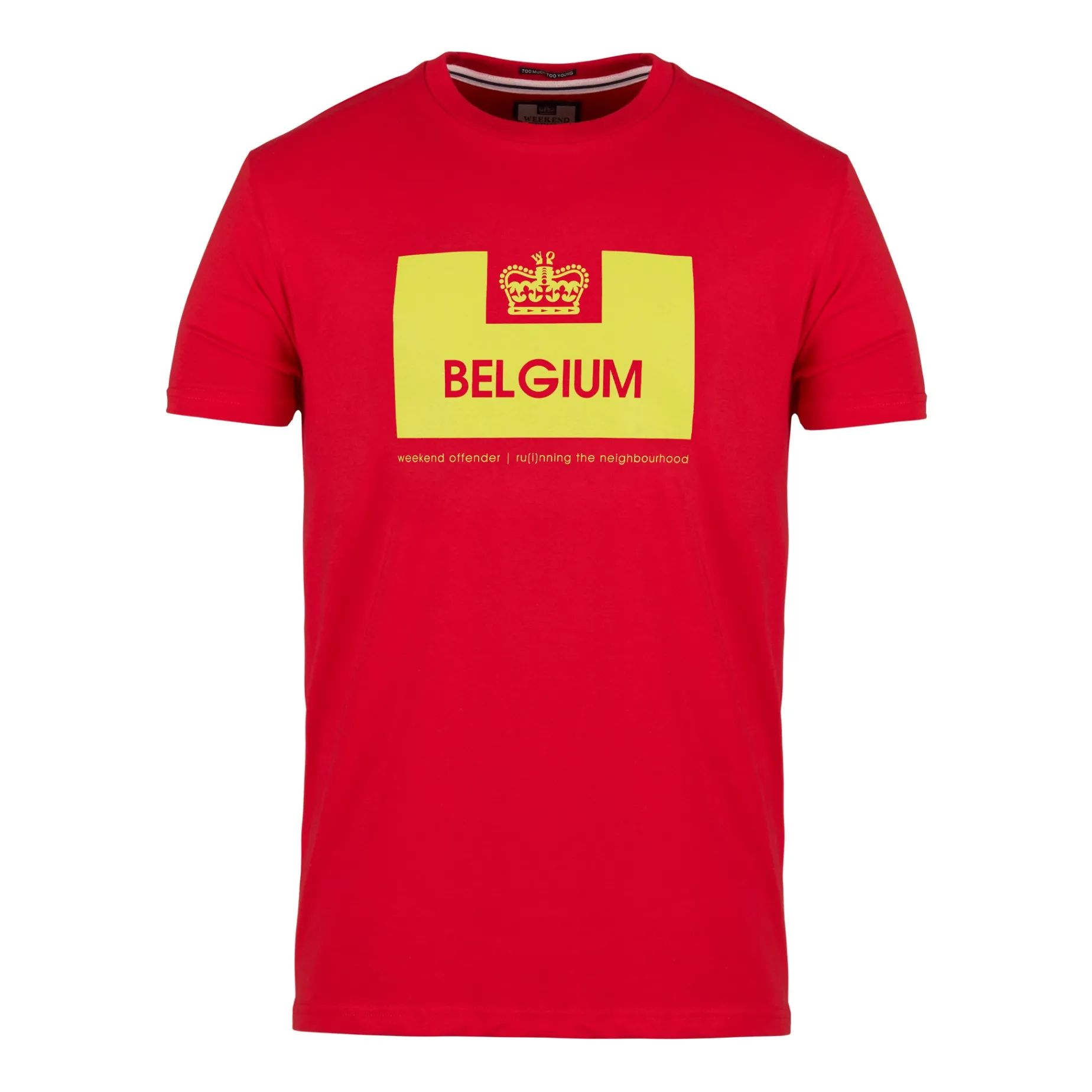 Country Series Belgien T-Shirt Rot