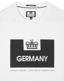 Country Series Deutschland T-Shirt Weiß/Schwarz