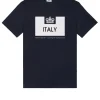 Country Series Italien T-Shirt Marine/Weiß