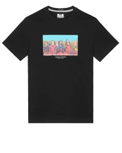 Crosslands Grafik-T-Shirt Schwarz