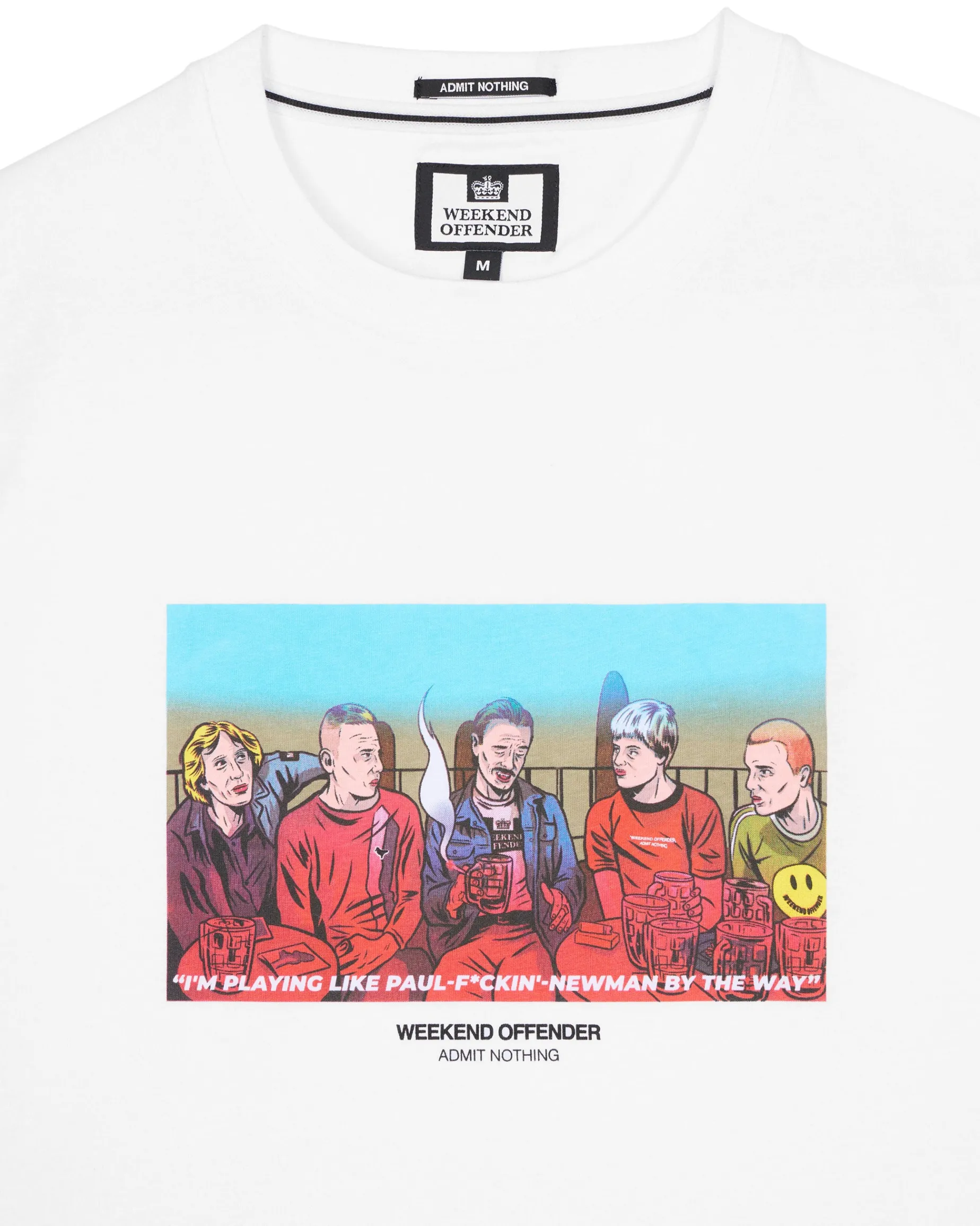 Crosslands Grafik-T-Shirt Weiß