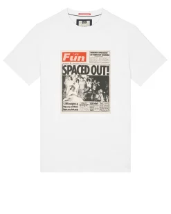 Das lustige Grafik-T-Shirt Weiß