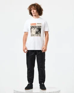 Das lustige Grafik-T-Shirt Weiß